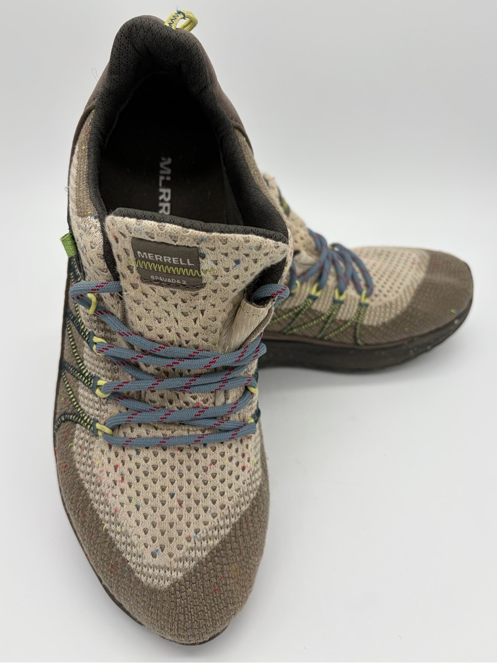 Merrell Women’s Bravada 2 Knit Athletic Shoes with Blue Laces Size 9.5 Wide